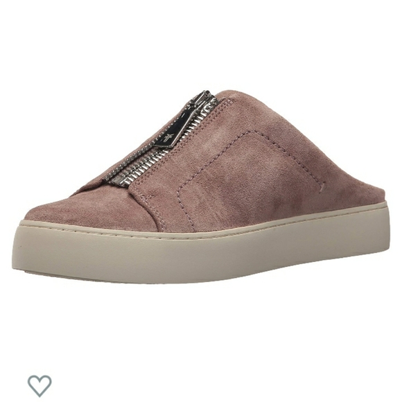 Frye Shoes - FRYE LENA SUEDE MULE ZIPPER FRONT 8.5